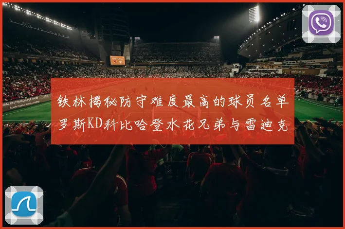 铁林揭秘防守难度最高的球员名单罗斯KD科比哈登水花兄弟与雷迪克